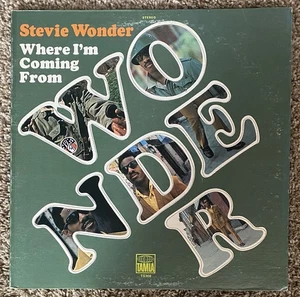 Stevie Wonder - Where Im Coming From - 1971 Tamla S-308 LP Vinyl Record - NM - Picture 1 of 5