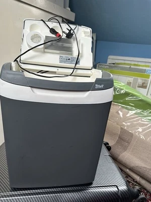 CRIVIT Car and Home Portable Electric Drinks Cooler 12L And Home Plugin  Grey    - Image 1 of 4