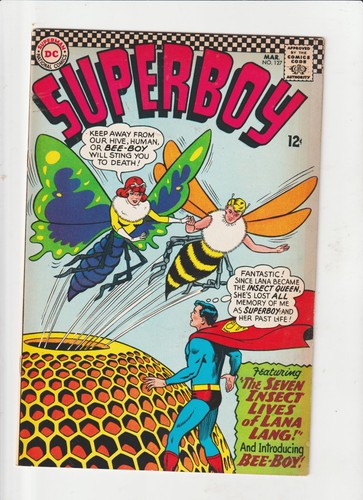 SUPERBOY 83 Superman SILVER Age 1ST INSECT QUEEN + BEE-BOY LANA LANG | eBay
