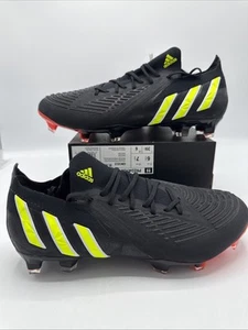Adidas Predator Edge.1 bajo terreno firme para hombre 6,5 mujeres 7,5 fútbol negro GW1023 - Imagen 1 de 12