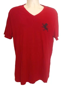 Camisa roja vintage Express Affliction estilo cuello en V XL - Imagen 1 de 8