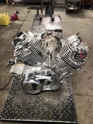 98 Yamaha XV1100 XV 1100 S Virago Engine Motor  - Image 1 of 4