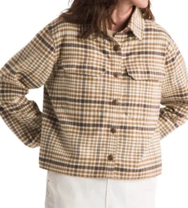 JOIE Womens L Cozy Plaid Shacket Shirt Jacket-Button Up-Pockets  - Picture 1 of 9