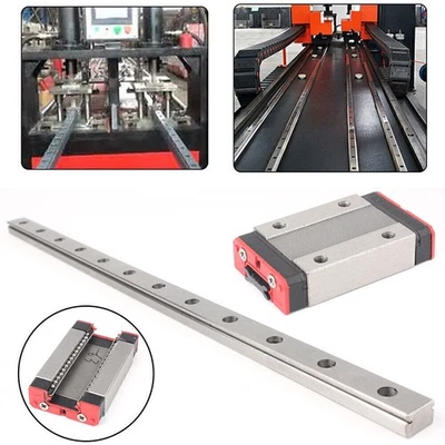 12mm Miniature Linear Slide Rail Guide / MGN12H Sliding Block DIY CNC 3D Printer - Image 1 of 4