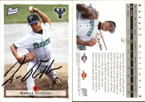 Rafael Orellano Signed 1995 Best #2 Card Trenton Thunder Auto AU - Picture 1 of 1