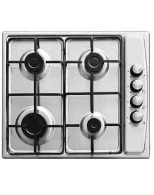 Piano Cottura Acciaio 60 cm Da Incasso Staylux LX-410BF Inox  4 Fuochi Liscio - Immagine 1 di 4