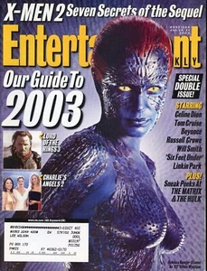 Entertainment Weekly Magazine #692/693 Jan 24/31, 2003 Rebecca Romijn-Stamos - Picture 1 of 2