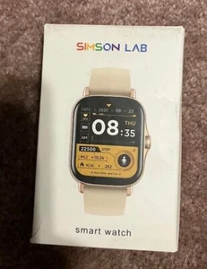 Smart Watch Fitness Tracker Heart Rate Watch for Android iOS iPhone-Black Band - Picture 1 of 1