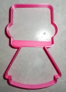 GIRL BODY WITH SQUARE HEAD HAT OUTLINE VINTAGE KIDS TOY COOKIE CUTTER USA PR3186 - Picture 1 of 9