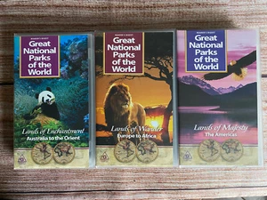 3 VHS Set ~ Great National Parks Of the World Volume 1, 2 & 3 ~ Reader's Digest - Picture 1 of 5