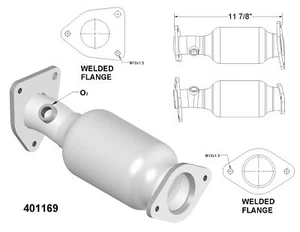 Front Left Catalytic Converter for 2009-2012 Suzuki Equator Sport 4.0L V6 GAS DO - Picture 1 of 2