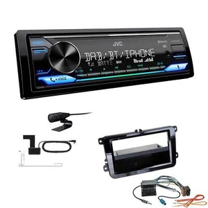 JVC Digital Autoradio DAB+ Bluetooth für Skoda Superb II piano black mit Canbus - Bild 1 von 6