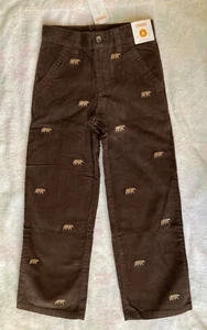 New Gymboree Boys 2012 Wilderness Lake Line Winter Pants, Bear, Brown, Size 6 - Picture 1 of 11