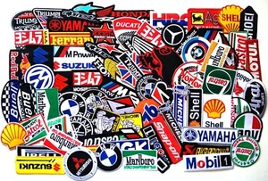 50 Pcs Motor Racing Car motorcycle Random Racing Iron On Patch Biker Wholesale - Picture 1 of 12
