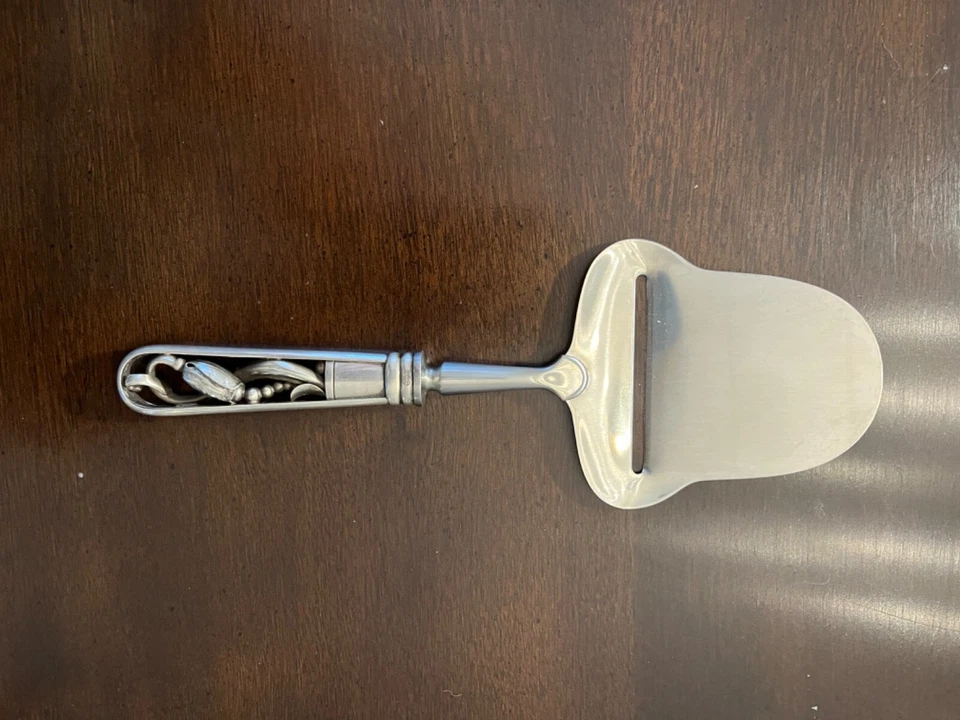 Georg Jensen, “ Blossom” Sterling,Vintage,  Cheese Plane :New - Image 1 of 3