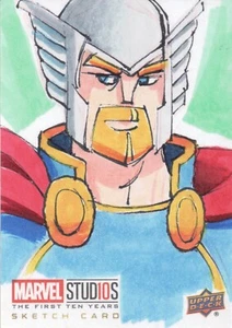 Tarjeta de boceto 1/1 Marvel The First Ten (10) Years, Kevin Cameron - Imagen 1 de 2