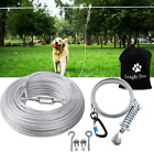 Dog Tie Out Runner for Yard,Trolley System for Large Dogs, Dog Zipline Aerial Ti