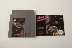 Cartuccia di gioco Star Voyager Nintendo NES (E3L) (JSF6) con libretto Aklaim 1987 - Foto 1 di 7