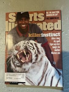Killer Instinct: Tiger Woods - Sports Illustrated Subscription Issue 4/13/98!