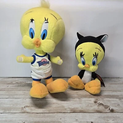 Lote de 2 juguetes Looney Tunes Piolín Pájaro 'Sylvester Suit Plush' y '1996 Space Jam' Foto 1 de 4