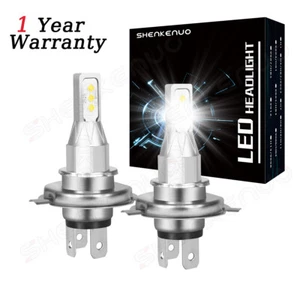 9003 H4 LED Headlights Bulbs Hi Low Beam For Honda Civic Sedan/Coupe 1992-2003 - Picture 1 of 9