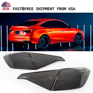 Accesorios de borde de lámpara trasera de cola ahumada para Honda Civic 2022-2023 EE. UU. - Imagen 1 de 8