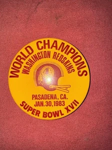 1983 Super Bowl XVII Washington Redskins World Champions Pin - Bild 1 von 2