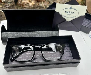 PRADA BRILLE PRADA UV / AR BESCHICHTETE GLÄSER SCHWARZ EYEWEAR - Bild 1 von 11