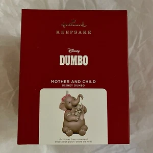 2021 Hallmark Disney Dumbo Mother And Child Porcelain Ornament New - Picture 1 of 3