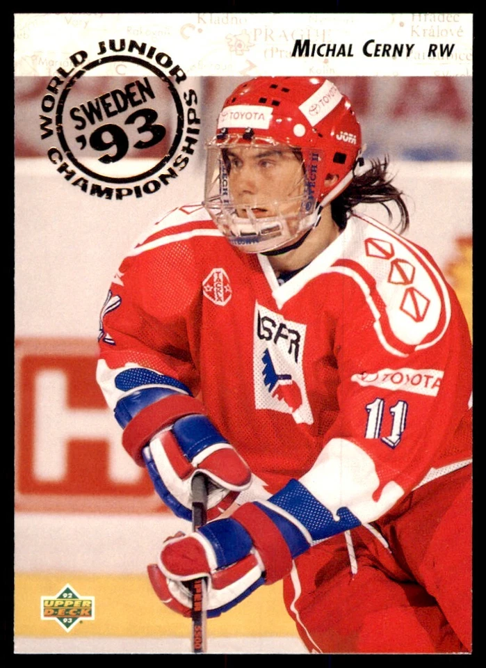 1992-93 UPPER DECK MICHAL CERNY. CZECHOSLOVAKIA #603 - Image 1 of 2