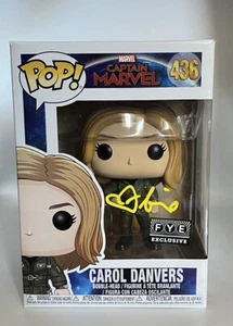 BRIE LARSON SIGNIERT CAPTAIN MARVEL CAROL DANVERS FUNKO POP BAS BECKETT - Bild 1 von 4