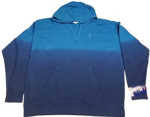 Champion Pullover Sudadera con Capucha Azul Ombre 2XL Mujer Manga Larga Algodón Nuevo con Etiquetas - Imagen 1 de 4