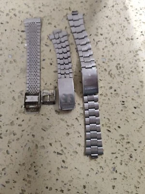 LOT SEIKO   Bracelet PARTS  Vintage & buckel for parts - Image 1 of 4