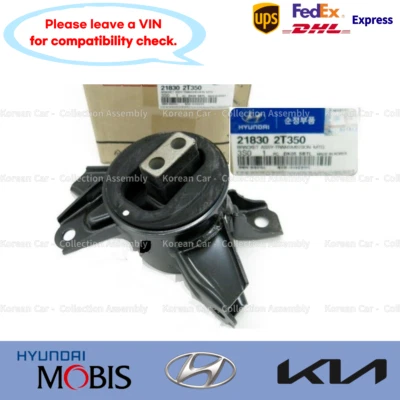 218302T350 Soporte de transmisión genuino para Hyundai Sonata Kia MANUAL Optima 2,4 L Foto 1 de 2