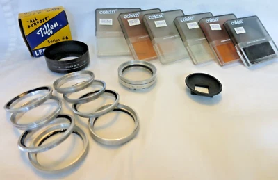 COKIN Filters Adapter Rings Tiffen Lens Shade Canon Eye Piece Bundle - Image 1 of 4