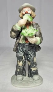 Flambro Emmett Kelly Jr. "Eating Cabbage" Porzellan Clown Figur #10012 - Bild 1 von 10