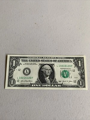 December 15 2010 Birthday/Anniversary 💵 One Dollar Note 10215120 - Image 1 of 4