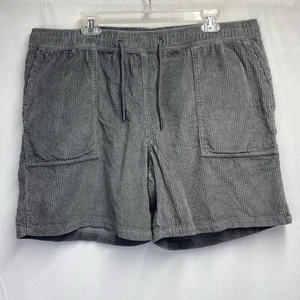 Bermudas BP Pana Cordón Cintura Pull-On Hombres XL Gris Con Bolsillos - Imagen 1 de 9