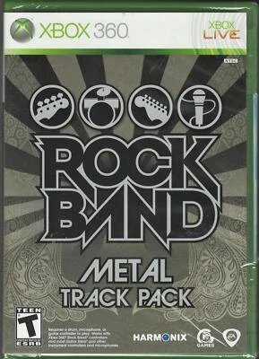 Rock Band: Metal Track Pack Xbox 360 (Brand New Factory Sealed US Version) Xbox - Image 1 of 2