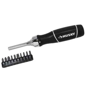 Husky Ratcheting Screwdriver Set (10-Piece) - Picture 1 of 3