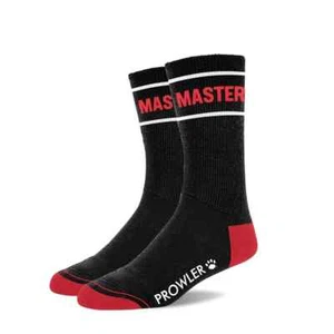PROWLER FETISCH CREW SOCKEN SCHWARZ BAUMWOLLE SLOGAN MEISTERSOCKEN SCHWULE FETISCHSOCKEN - Bild 1 von 1