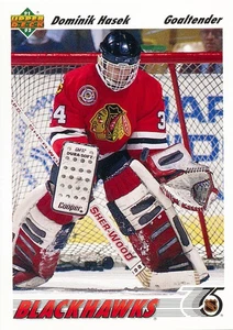 1991-92 - Upper Deck - Base Card - Dominik Hasek - Picture 1 of 1