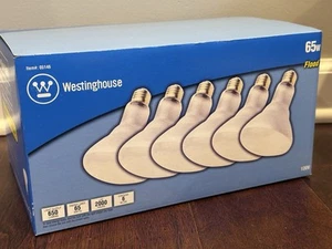 Westinghouse - 65 Watt Floodlights - Indoor - BR30 - Medium Base - 1 Pk/6 Bulbs - Picture 1 of 2