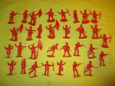 Timpo 1:32 Soldados Británicos Napoleónicos en Vinilo Rojo X 31 Foto 1 de 4