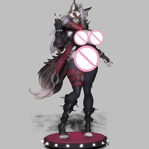1/24 Beauty Malice Loona Grey Resin Figurine Toy Unpainted GK Doll Unassembled - Picture 1 of 9