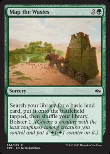 Map the Wastes - Fate Reforged #134/185 MTG Magic The Gathering - Image 1 of 1