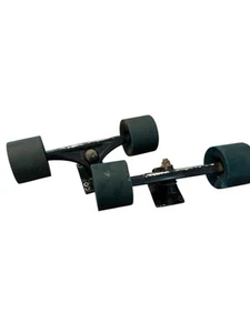 Bullet Longboard RKP Trucks nero con ruote blu OJ2 - Foto 1 di 9