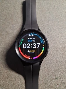 Vendo Smart Watch Samsung 5 Pro Nero Ottime Perfetto Completo Di Scatola - Zdjęcie 1 z 6