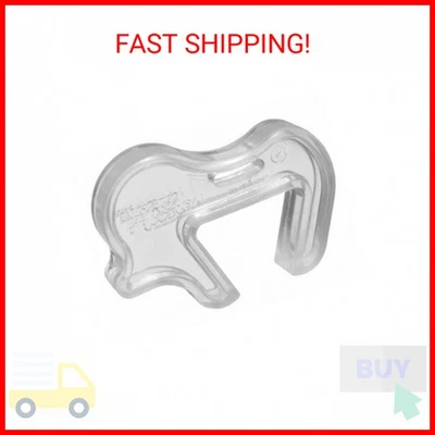 Protector de pellizco de puerta KidKusion | Paquete de 2 | Transparente | Protectores de dedos de seguridad para bebés | Du Foto 1 de 2