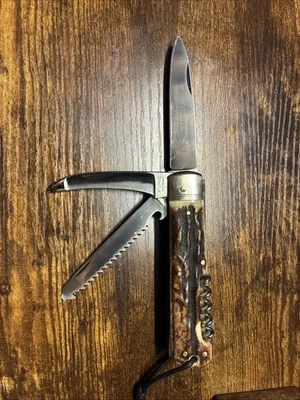 Vtg Puma 945 Jagmesser Made In Germany 22881 Rostfrei - Image 1 of 4